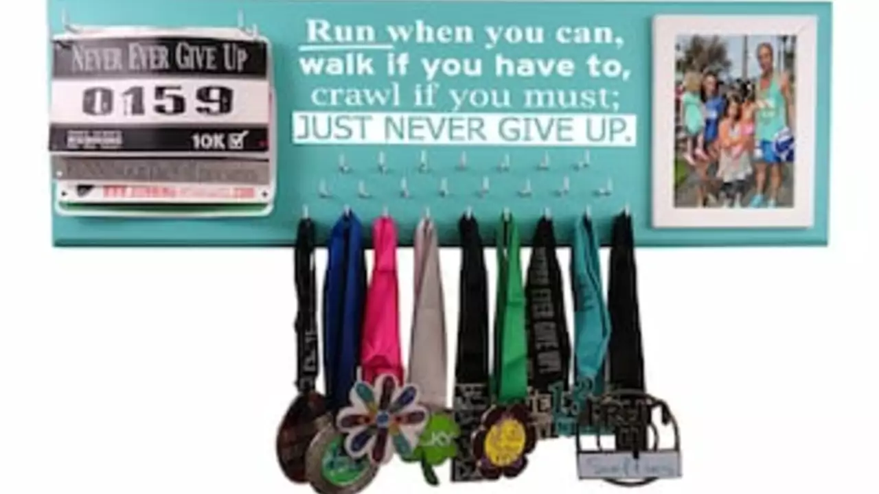 What are some great ways to display racing bibs?